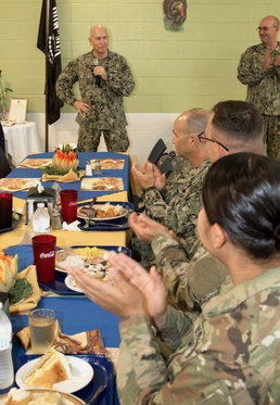 SOUTHCOM &amp; JTF Leaders celebrate Thanksgiving with Troopers