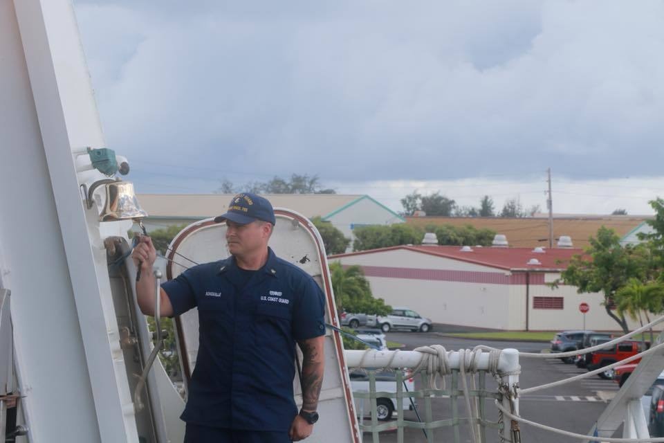 Crew of CGC Munro (WMSL 755) observe anniversary of Douglas Munro's passing