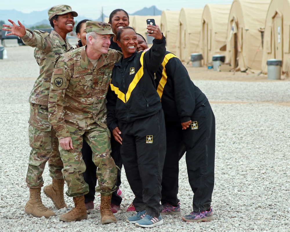 U.S. Army North Command visits Soldiers on Thanksgiving Day