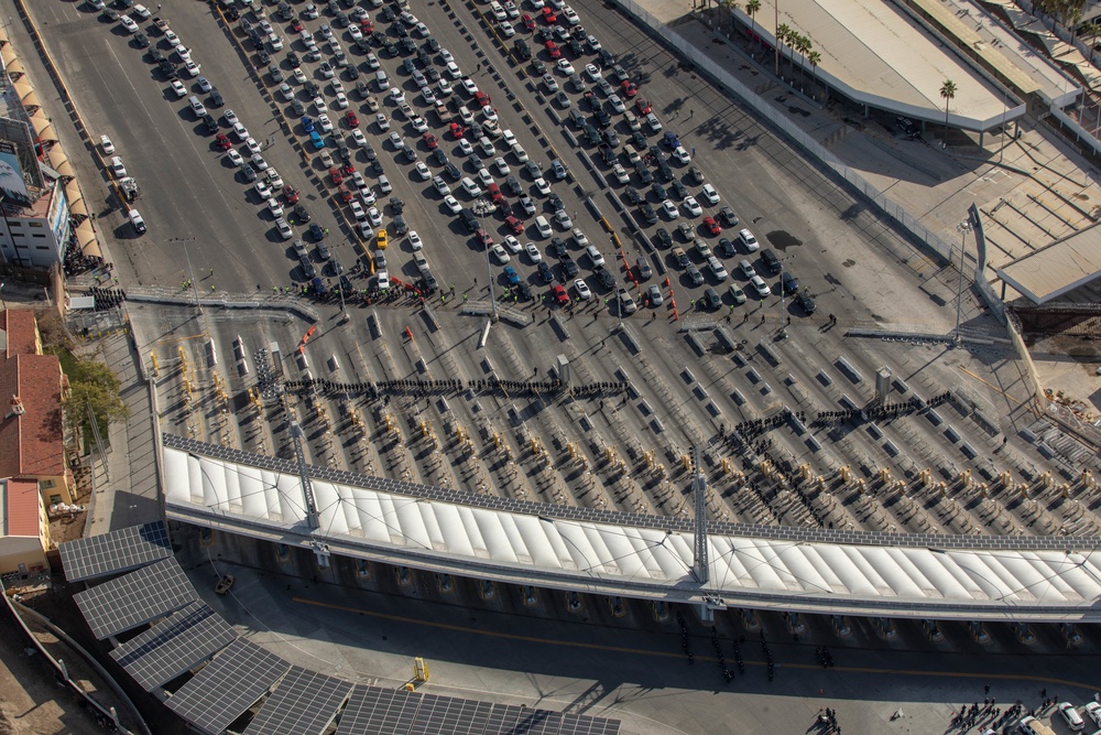 Readiness exercise at the San Ysidro Port of Entry