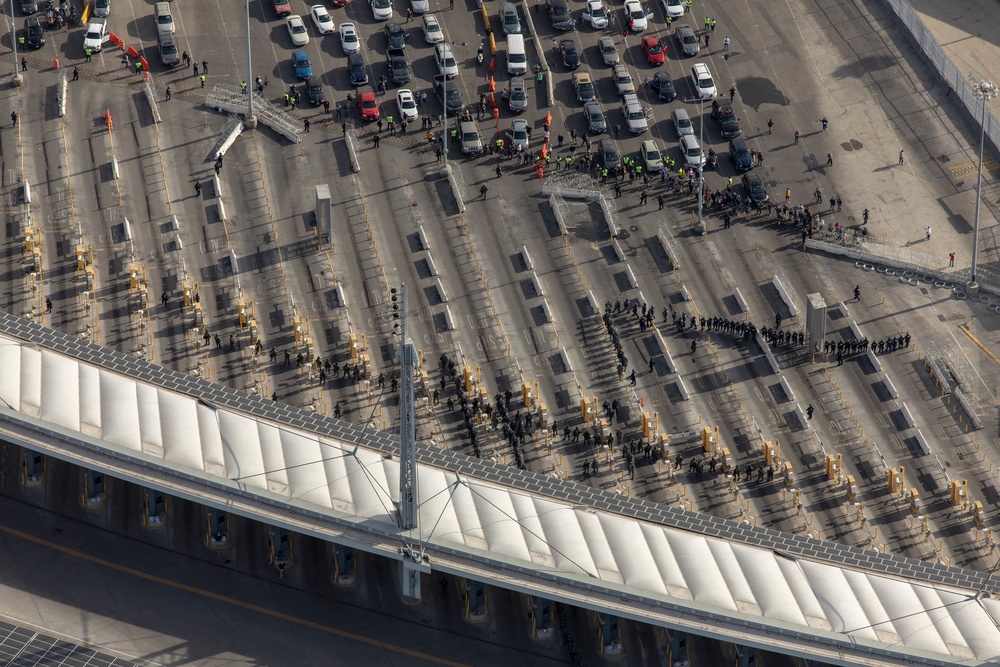 Readiness exercise at the San Ysidro Port of Entry