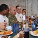 CNO and MCPON visit USS Harry S. Truman Sailors for Thanksgiving