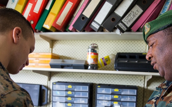 Koa Moana Inspects VMF's Radios