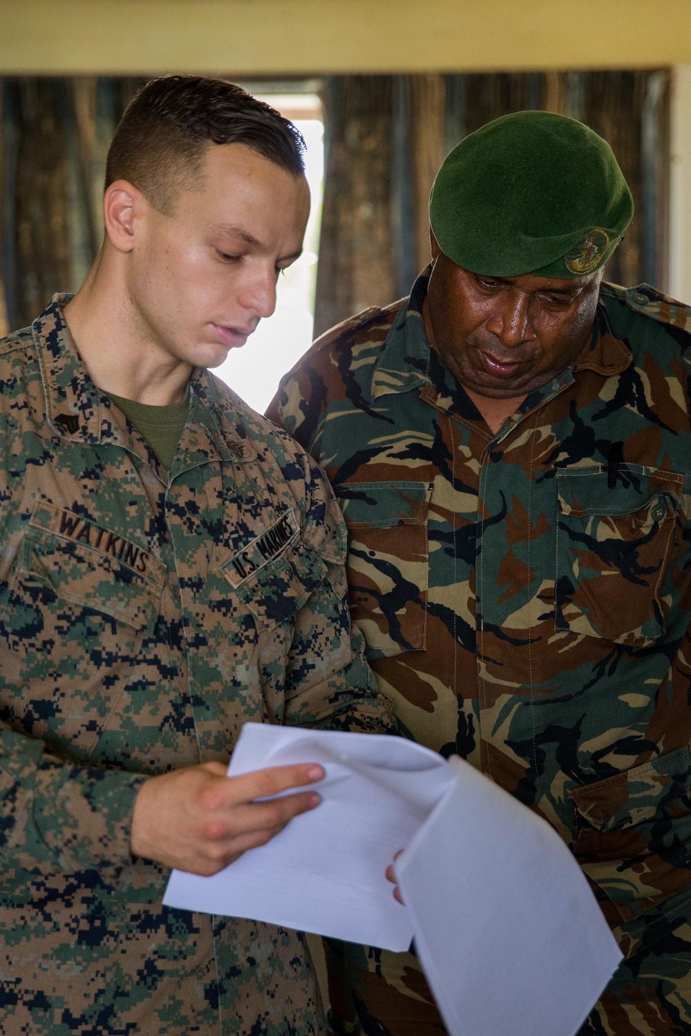 Koa Moana Inspects VMF's Radios