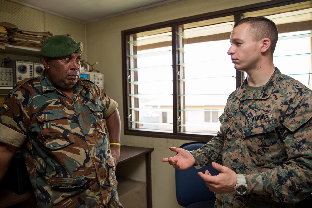 Koa Moana Inspects VMF's Radios