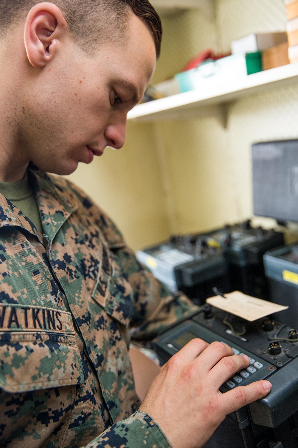 Koa Moana Inspects VMF's Radios