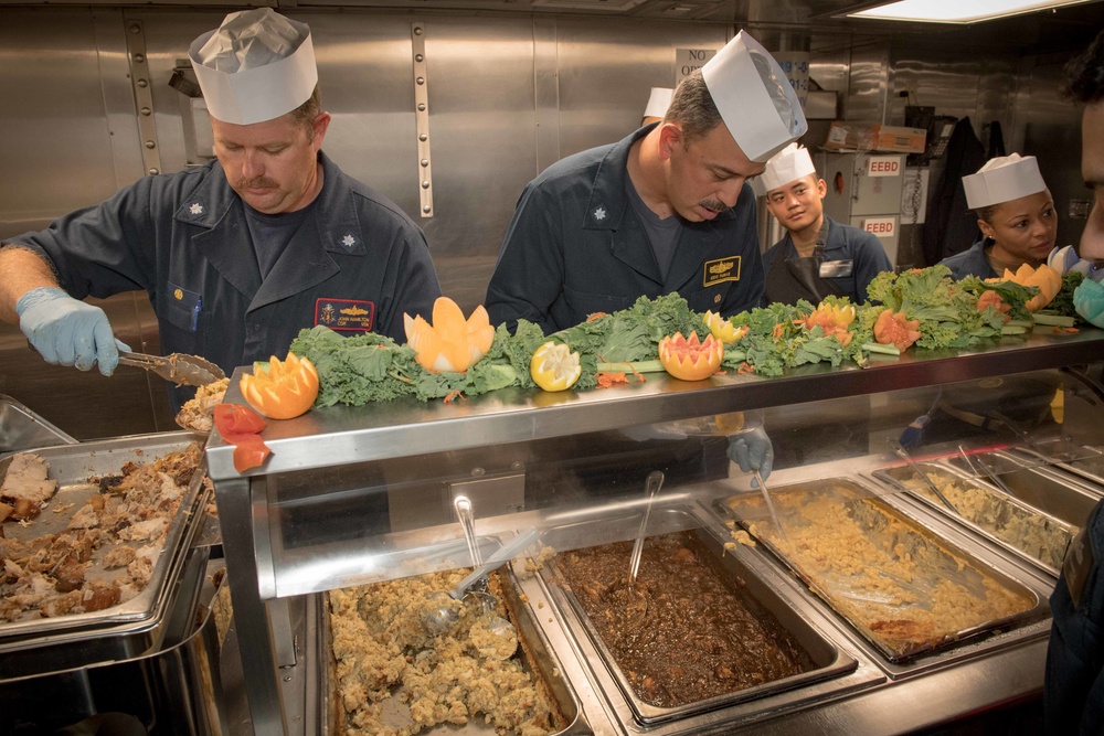 DVIDS - Images - USS Jason Dunham (DDG 109) celebrates Thanksgiving ...