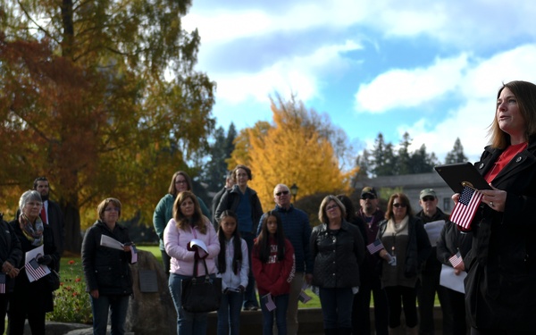 27th annual Veterans Days Ceremony, Washington State Capitol