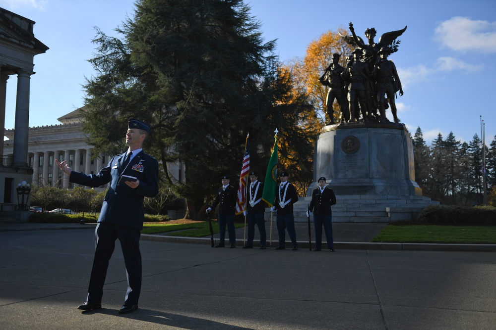 2018 Veterans Days Ceremony, Washington State Capitol