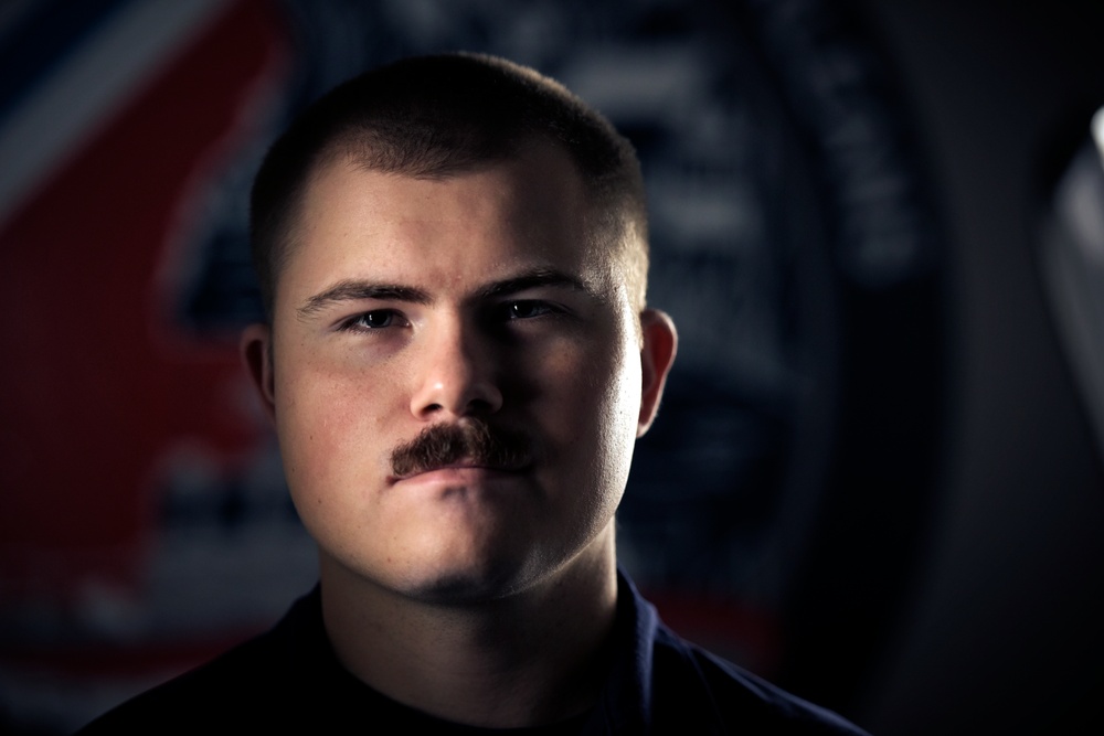 Coast Guard members observe no-shave-November