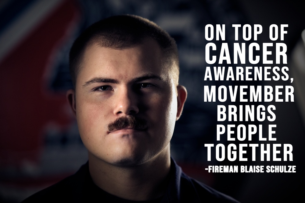 Coast Guard members observe no-shave-November
