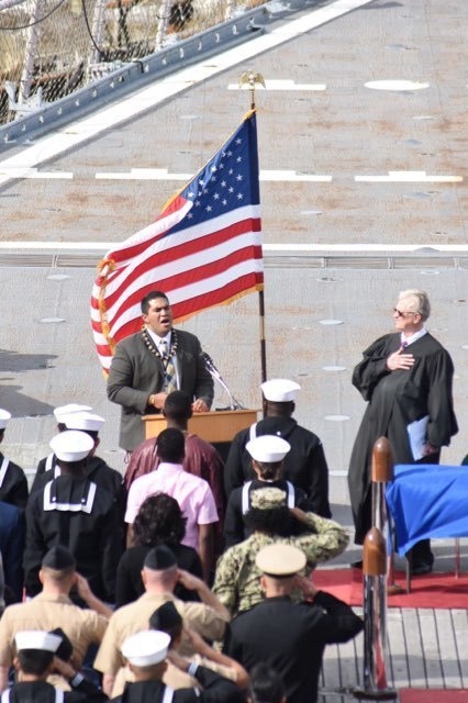 Naturalization ceremony