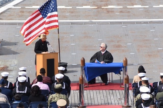 Naturalization ceremony