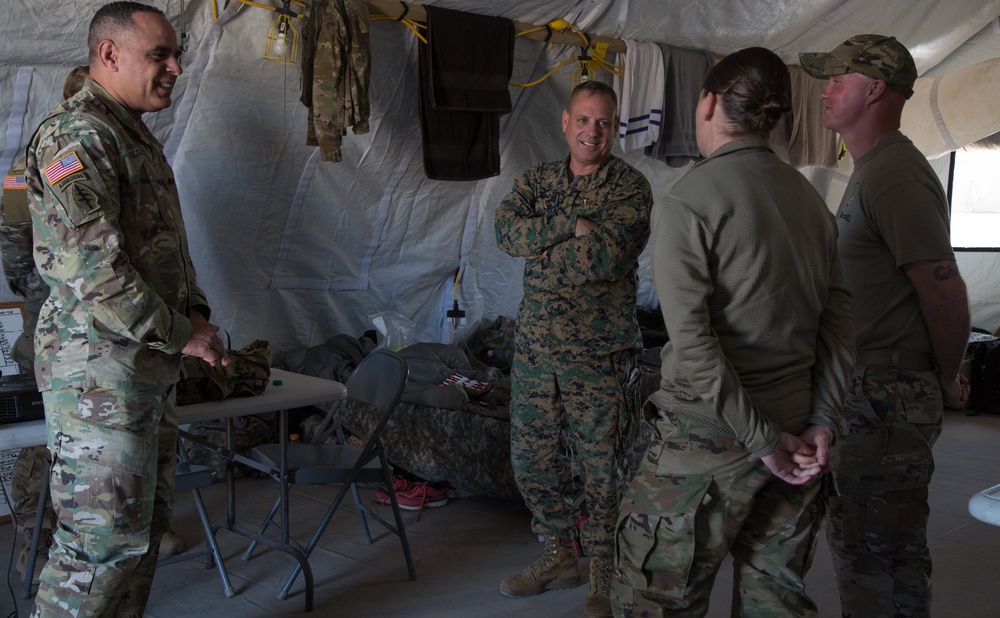 Brig. Gen. Stephen Sklenka visits D-M