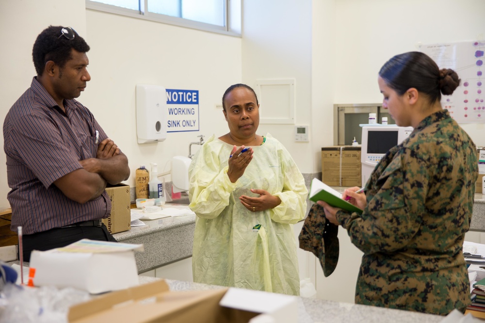 Koa Moana Conducts a Hospital Survey