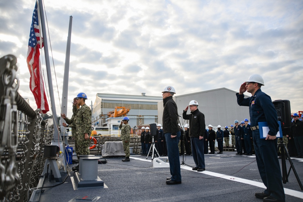 USS Barry Fall 2018 Petty Officer Advancement Results