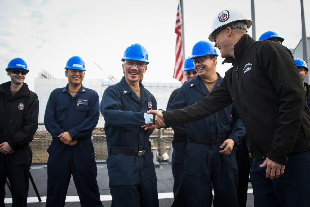 USS Barry Fall 2018 Petty Officer Advancement Results