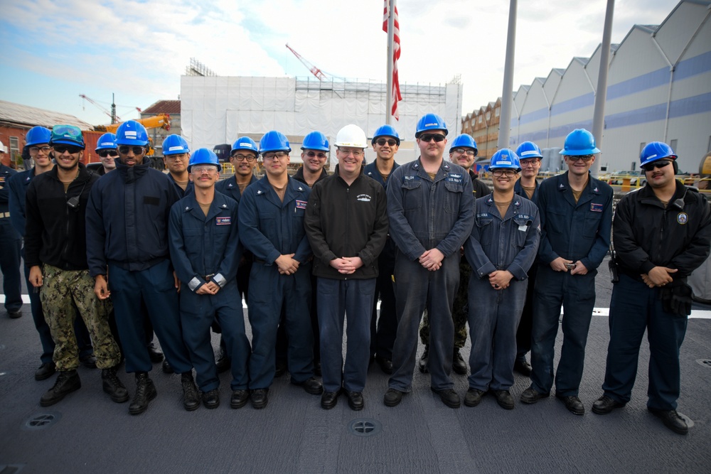 USS Barry Fall 2018 Petty Officer Advancement Results