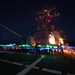Sailors handle a phone and distance line aboard USS Chung-Hoon (DDG 93) during a replenishment-at-sea.