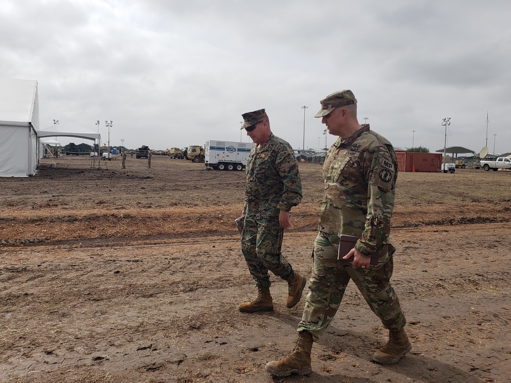 Brig. Gen Sklenka Visits Task Force Griffin