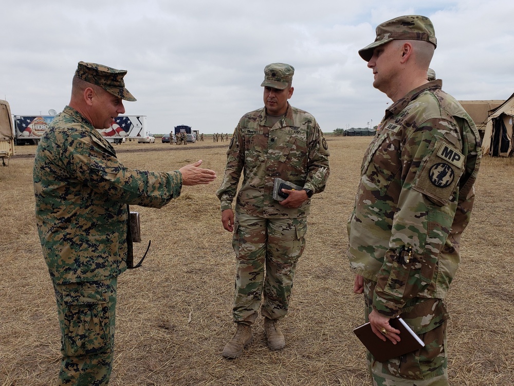 Brig. Gen Sklenka Visits Task Force Griffin