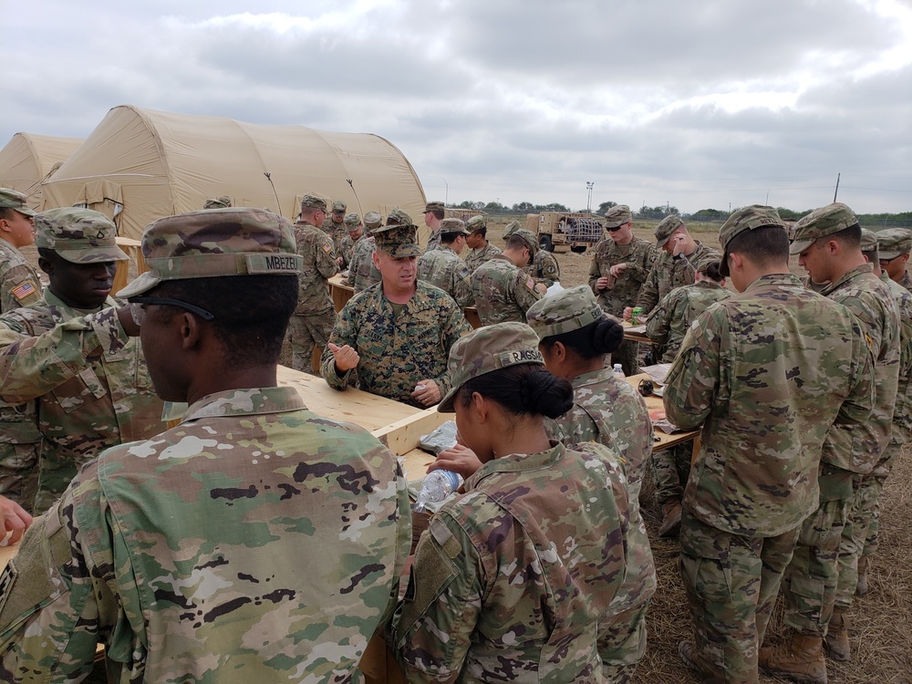 Brig. Gen Sklenka Visits Task Force Griffin