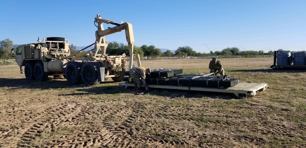 Forward Support Company Supports Engineers at the Nogales Border