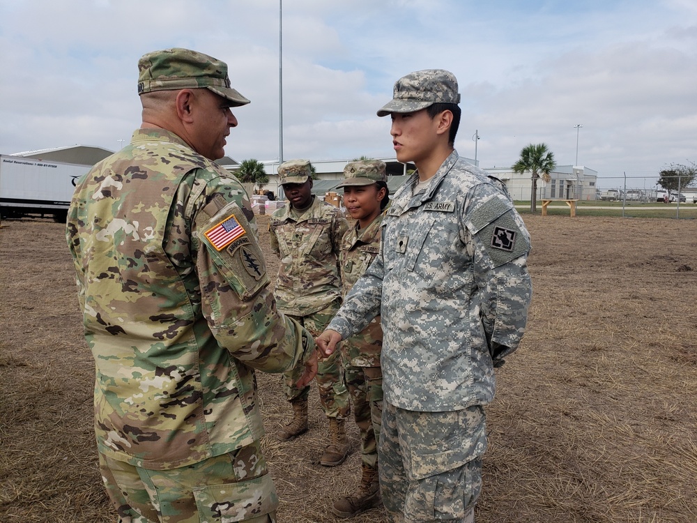 U.S. Army North Command Sergeant Major visits Task Force Griffin