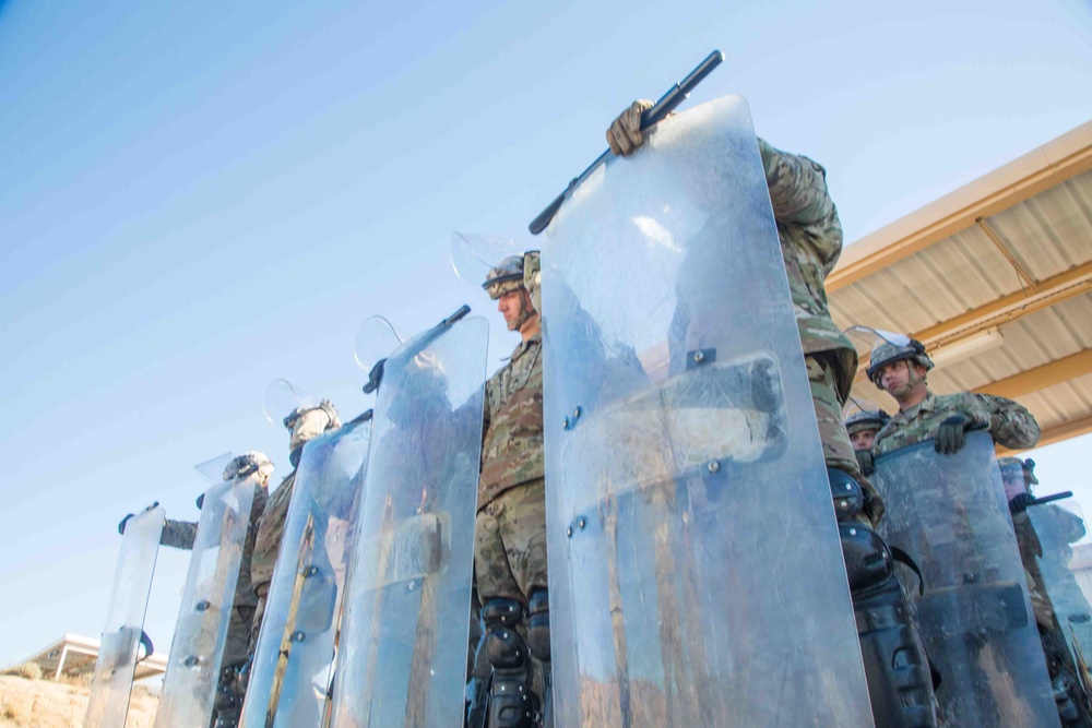 65th Military Police Company Riot Control Training At The D-M