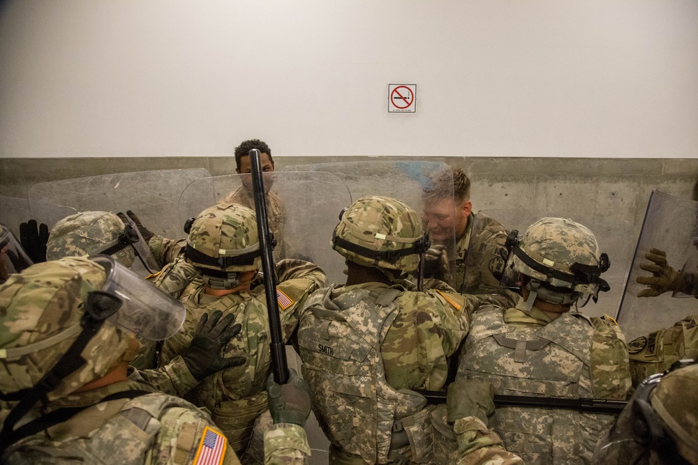 93rd Military Police Battalion Conducts Civil Disturbance Training