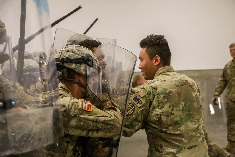 93rd Military Police Battalion Conducts Civil Disturbance Training