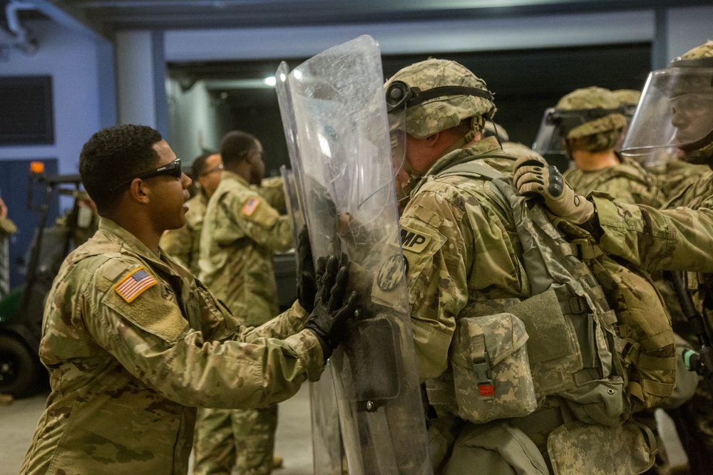 93rd Military Police Battalion Conducts Civil Disturbance Training