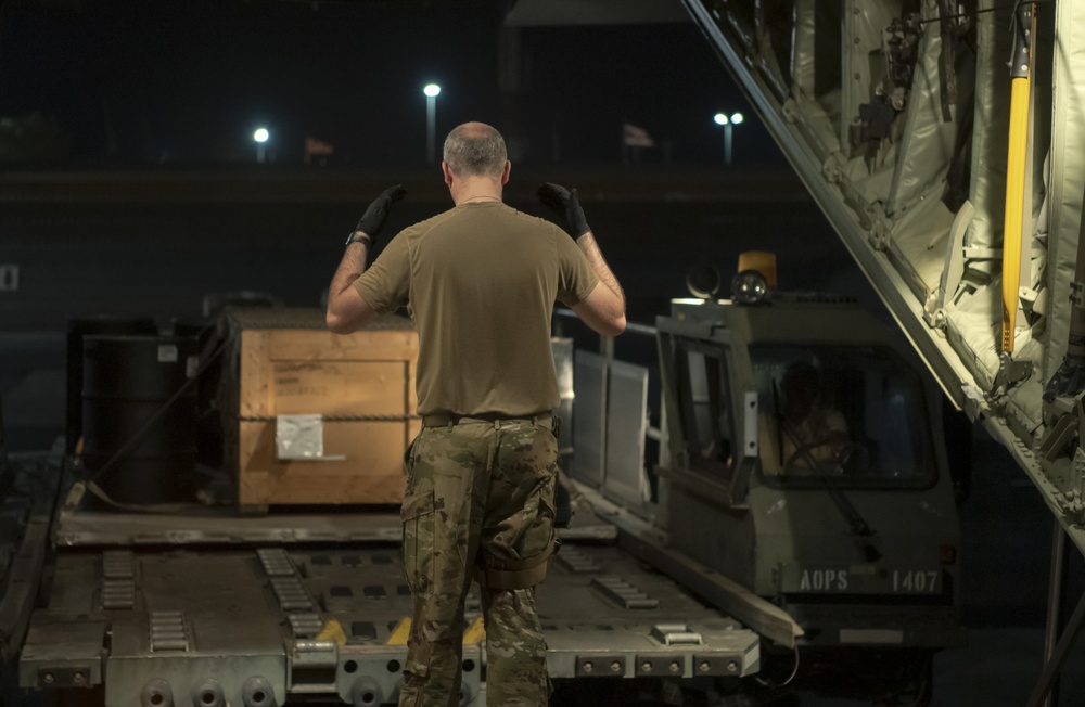 75th Expeditionary Airlift Squadron Cargo Operations