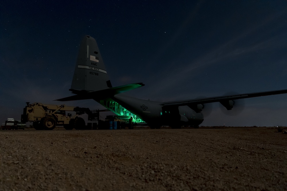 75th Expeditionary Airlift Squadron Cargo Operations