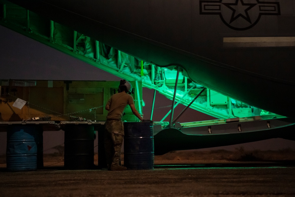 75th Expeditionary Airlift Squadron Cargo Operations