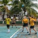 USNS Comfort Sailors Play a Friendly Volleyball Game with Colombian Armada