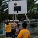 USNS Comfort Sailors Play a Friendly Basketball Game with Colombia Armada