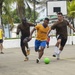 USNS Comfort Sailors Play a Friendly Soccer Match Against Colombian Armada