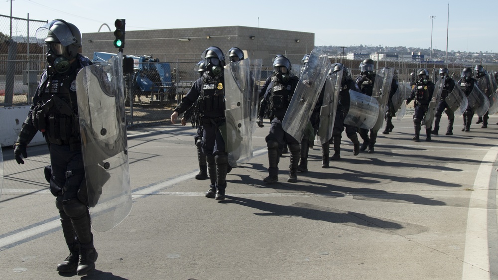 U.S.Soldiers join Customs and Border Protection in border operations