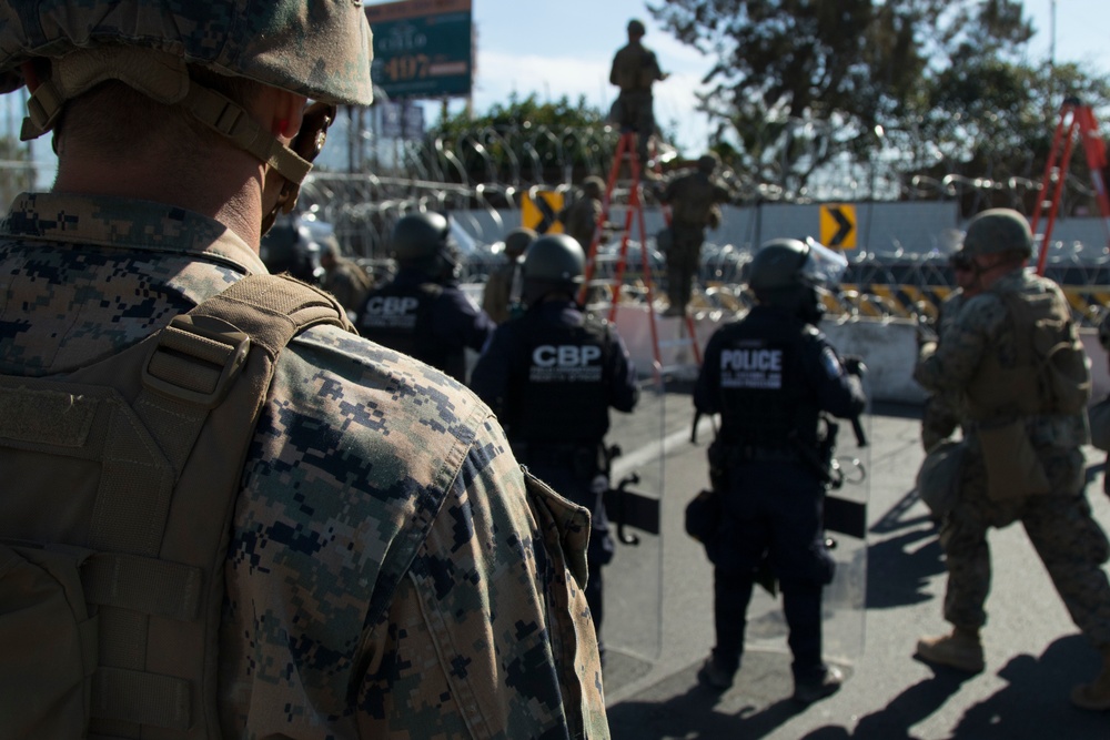 U.S.Soldiers join Customs and Border Protection in border operations