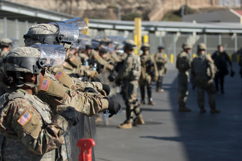 U.S.Soldiers join Customs and Border Protection in border operations