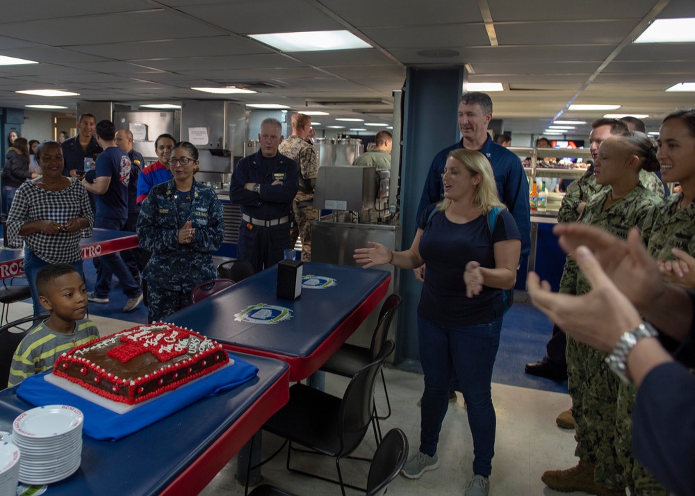 Colombian Boy Celebrates His Tenth Birthday Aboard USNS Comfort