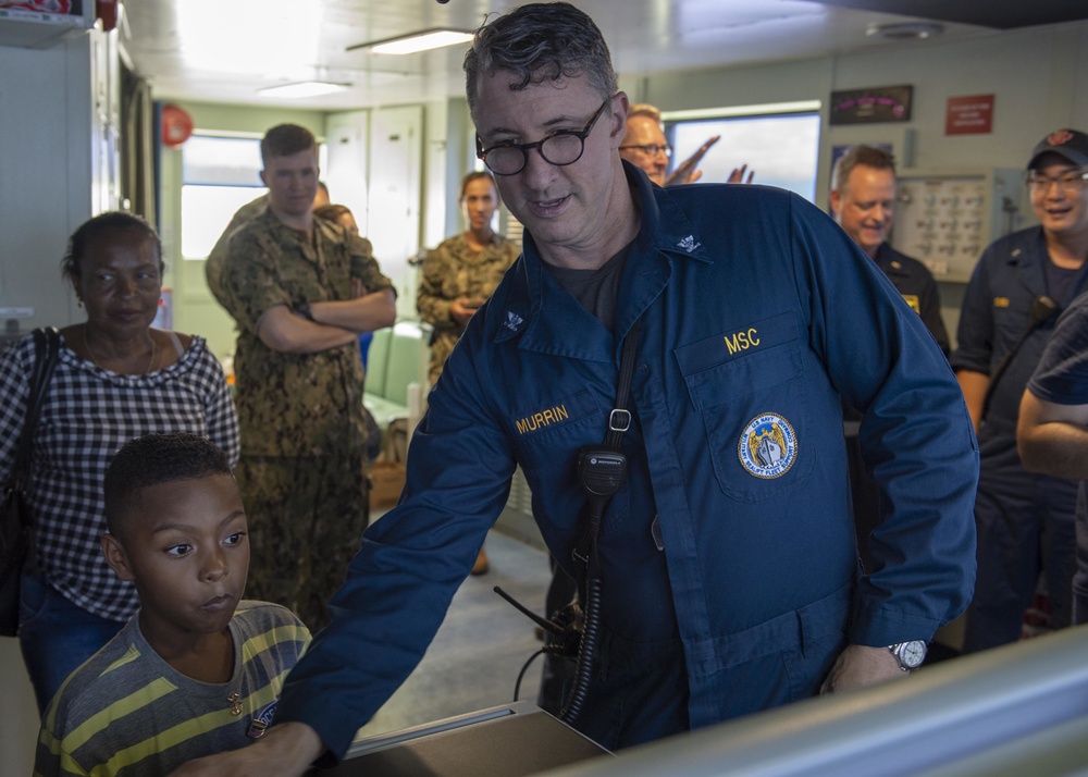 Colombian Boy Celebrates His Tenth Birthday Aboard USNS Comfort