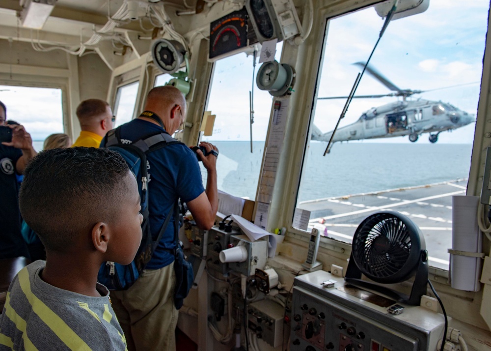 Colombian Boy Celebrates His Tenth Birthday Aboard USNS Comfort