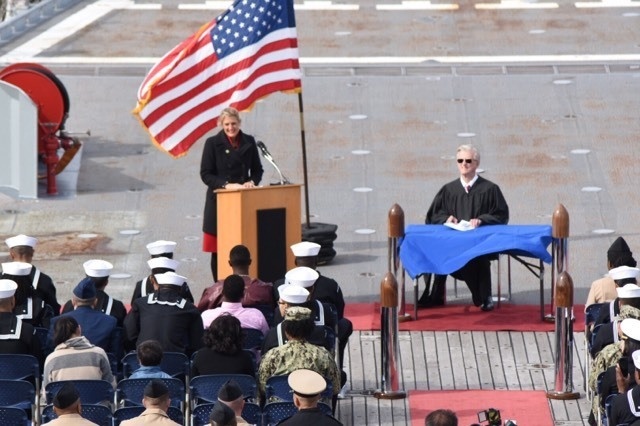 Naturalization ceremony