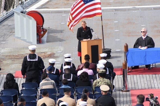 Naturalization ceremony