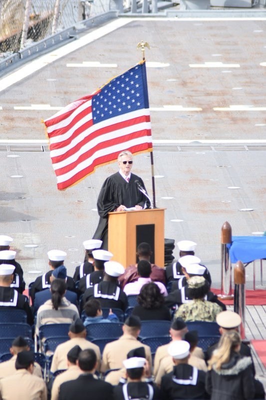 Naturalization ceremony