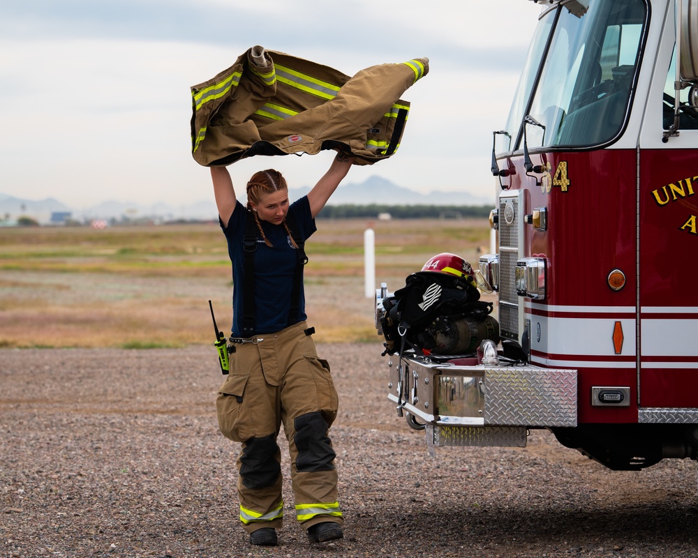 Aircraft and structural live fire training