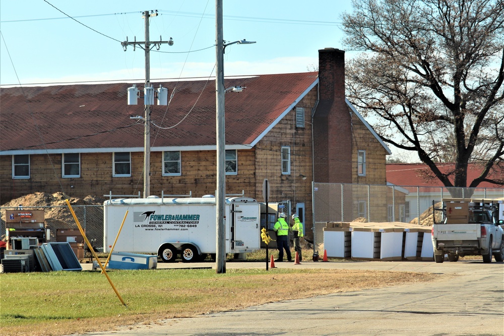Fort McCoy Construction -- November 2018