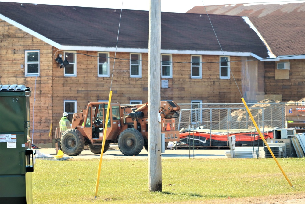 Fort McCoy Construction -- November 2018